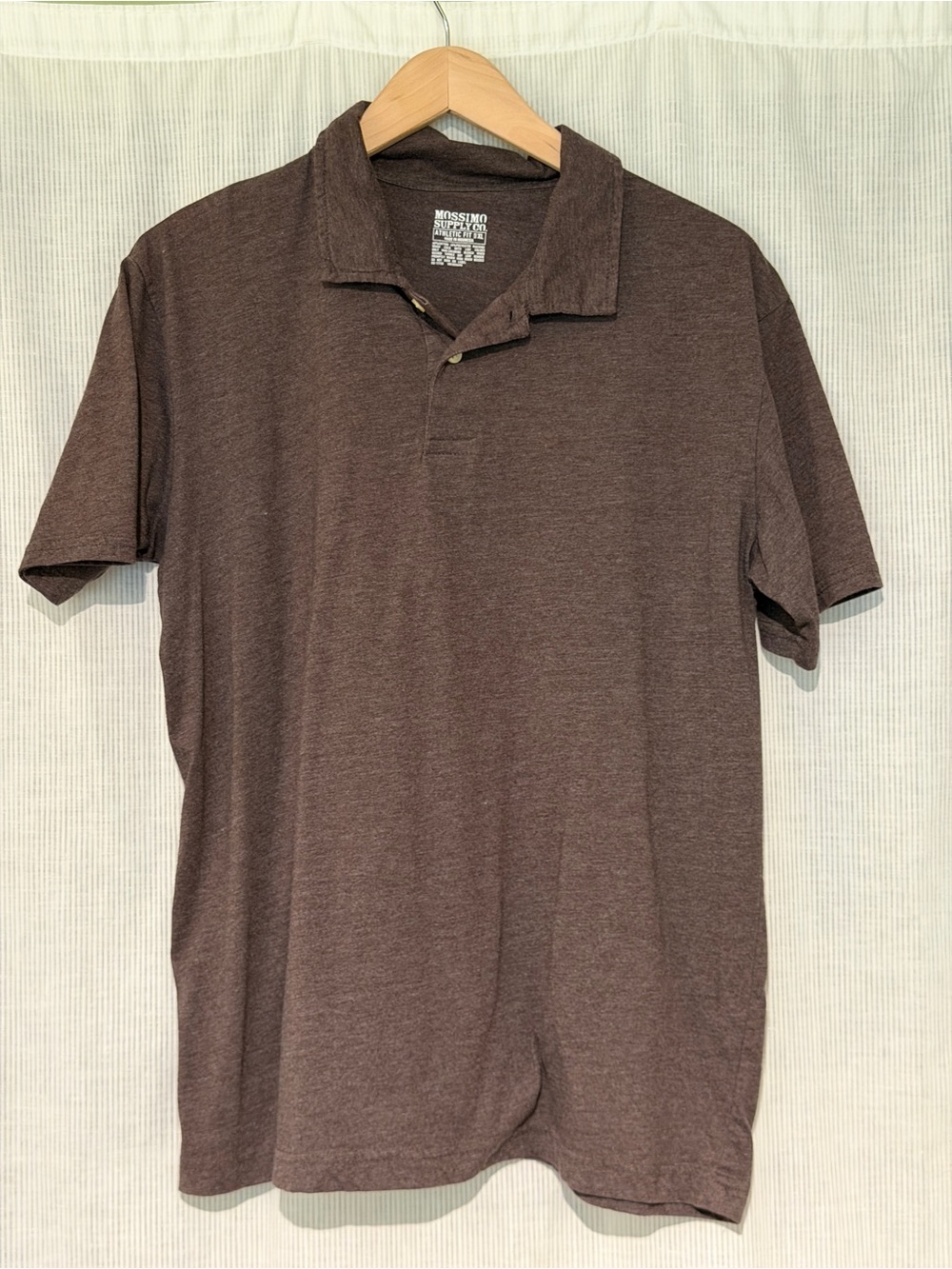 Mossimo Supply Co. Brown Heather Polo XL